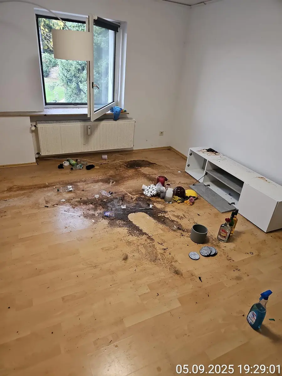 Wohnzimmer vorher