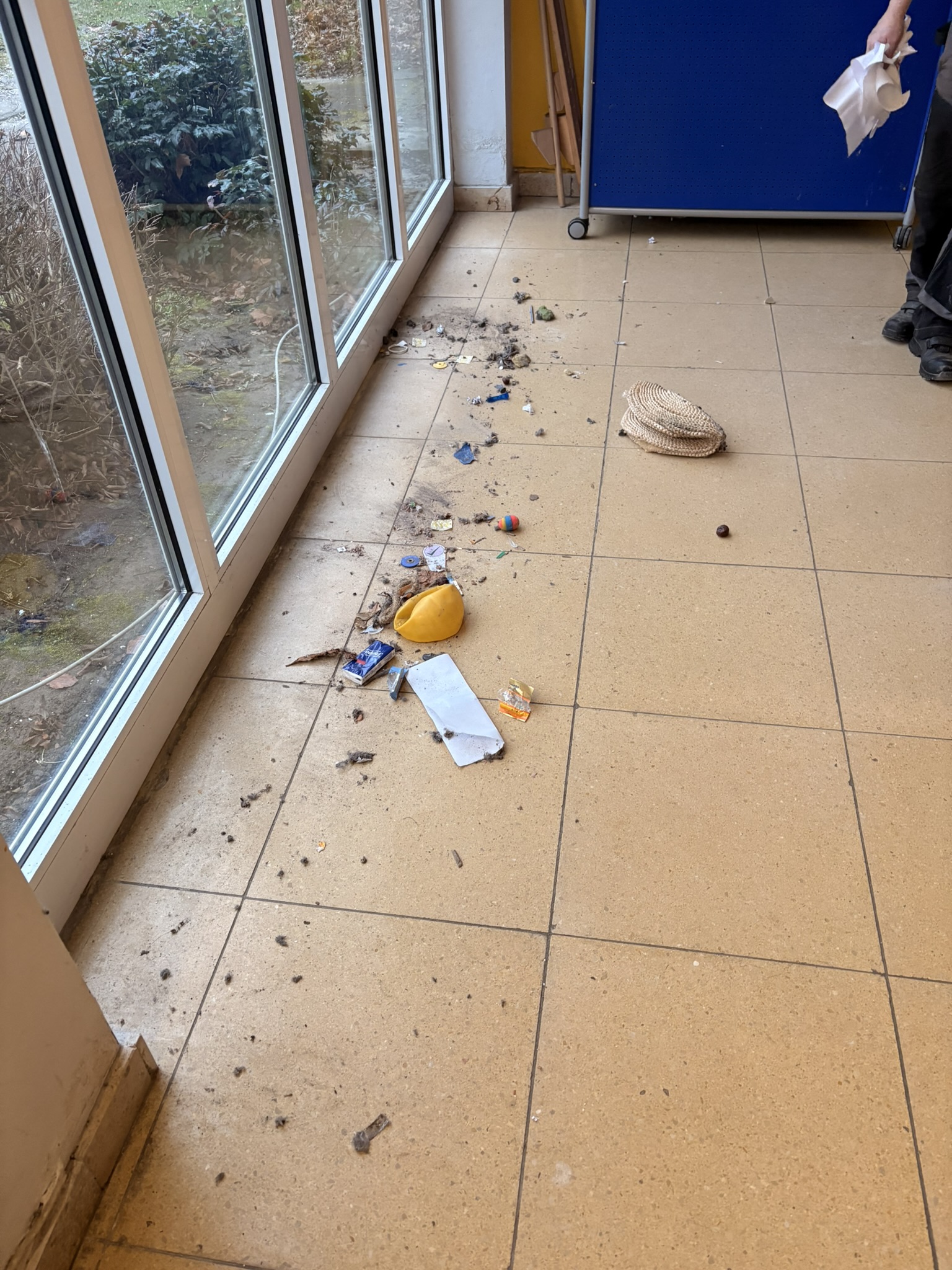 Flur Verschmutzung